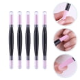 thumbnail image 3 of 5pcs Pumice Stone Pen Double-headed Nail Cuticle Remover Trimmer Nail File, 3 of 7