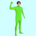 thumbnail image 4 of XXWXYD Combinaison Intégrale pour Enfants à Manches Longues avec Pieds, Col Roulé, Extensible, pour Gymnastique, 4 of 6