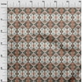 thumbnail image 3 of oneOone Cotton Poplin White Fabric Asian Kilim Craft Projects Decor Fabric Printed By The Yard 56 Inch Wide, 3 of 5
