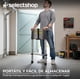 thumbnail image 3 of Escalera telescópica de 3.8 metros 10 escalones recta de aluminio soporta 150 kg plegable retracción multiusos extensible compacta portátil bloqueo de, 3 of 8