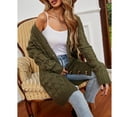 thumbnail image 6 of Fesfesfes Fall And Winter Sweater Cardigan Women's Casual Coat Long Sleeve Solid Cardigan Tops Sweater With Pocket, 6 of 6