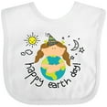 thumbnail image 3 of Inktastic Girls Happy Earth Day Girls Baby Bib, 3 of 4