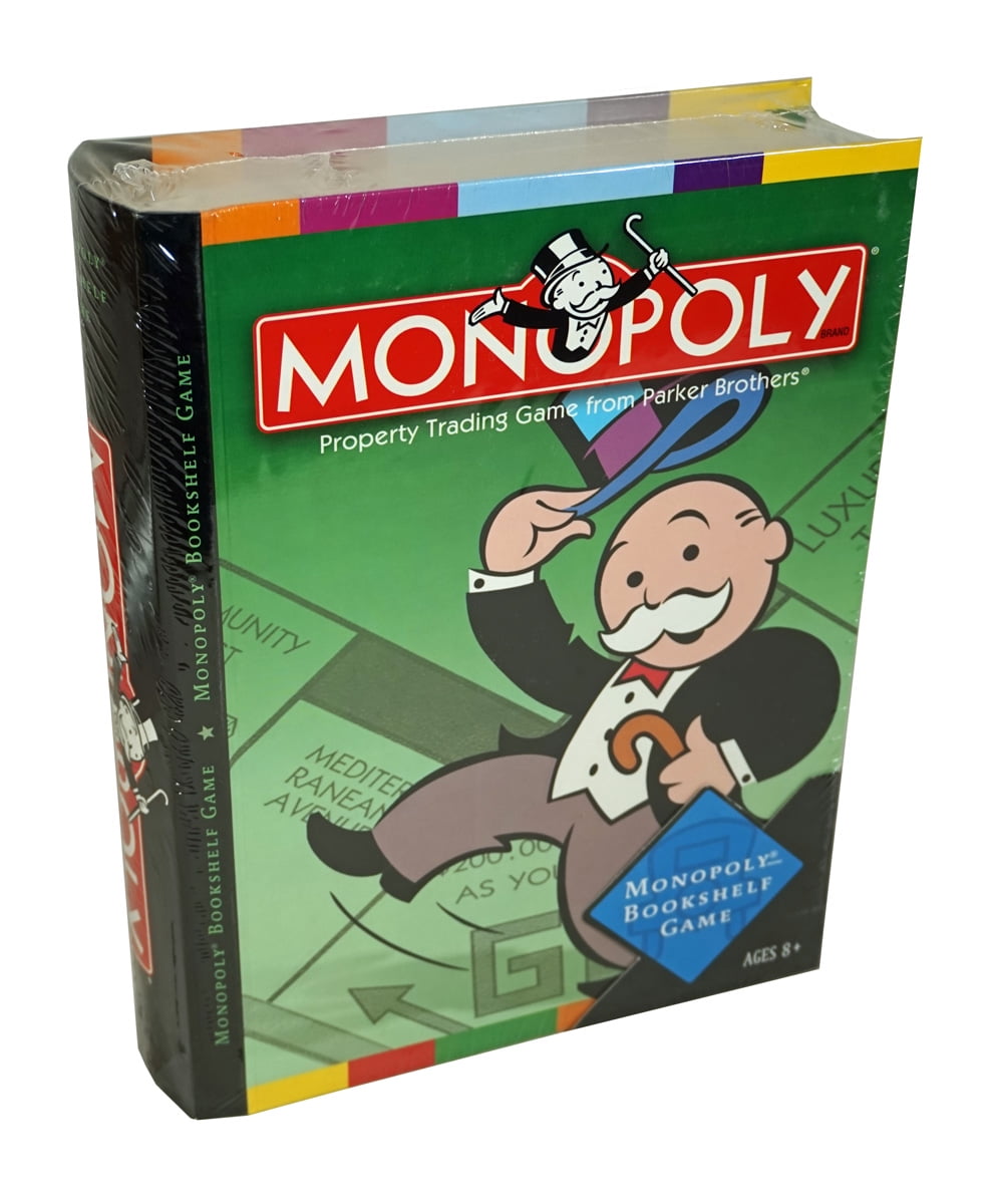 Monopoly Board Game - Designed to Sit on a Bookshelf, Ready to Play at a Moment's Notice