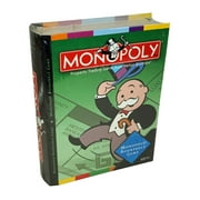 Monopoly Board Game - Unique Bookshelf Package with Magnetic Closure