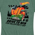 thumbnail image 3 of Hot Wheels - Valentine's Drive to Win - Women's Short Sleeve Graphic T-Shirt, 3 of 5