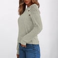thumbnail image 4 of Womens Long Sleeve Tops Women Long Sleeve Shirts Lightweight Sweaters Casual Shirt V Neck Lace 2026 Fall Fashion Clothes Womens Fashion Top Shirts, 4 of 6