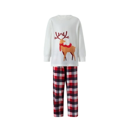 

Christmas Family Pjs Matching Family Pajamas Sleepwear Holiday Xmas PJs Sets for Adults Kid Baby Dog
