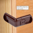 thumbnail image 4 of Cerradura de seguridad para bebé NikouMX 5 piezas color blanco negro Marrón, 4 of 8