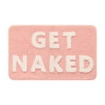 thumbnail image 5 of RFUGUG Bathroom Rugs, Get Naked Bath Mat Cute Letter Toilet Carpets Funny Non Slip Bathtub Decor Mats Super Absorbent Floor Rugs, Machine Washable Bahtmat for Tub, Shower, Bedroom, 16x24 Inches, 5 of 6
