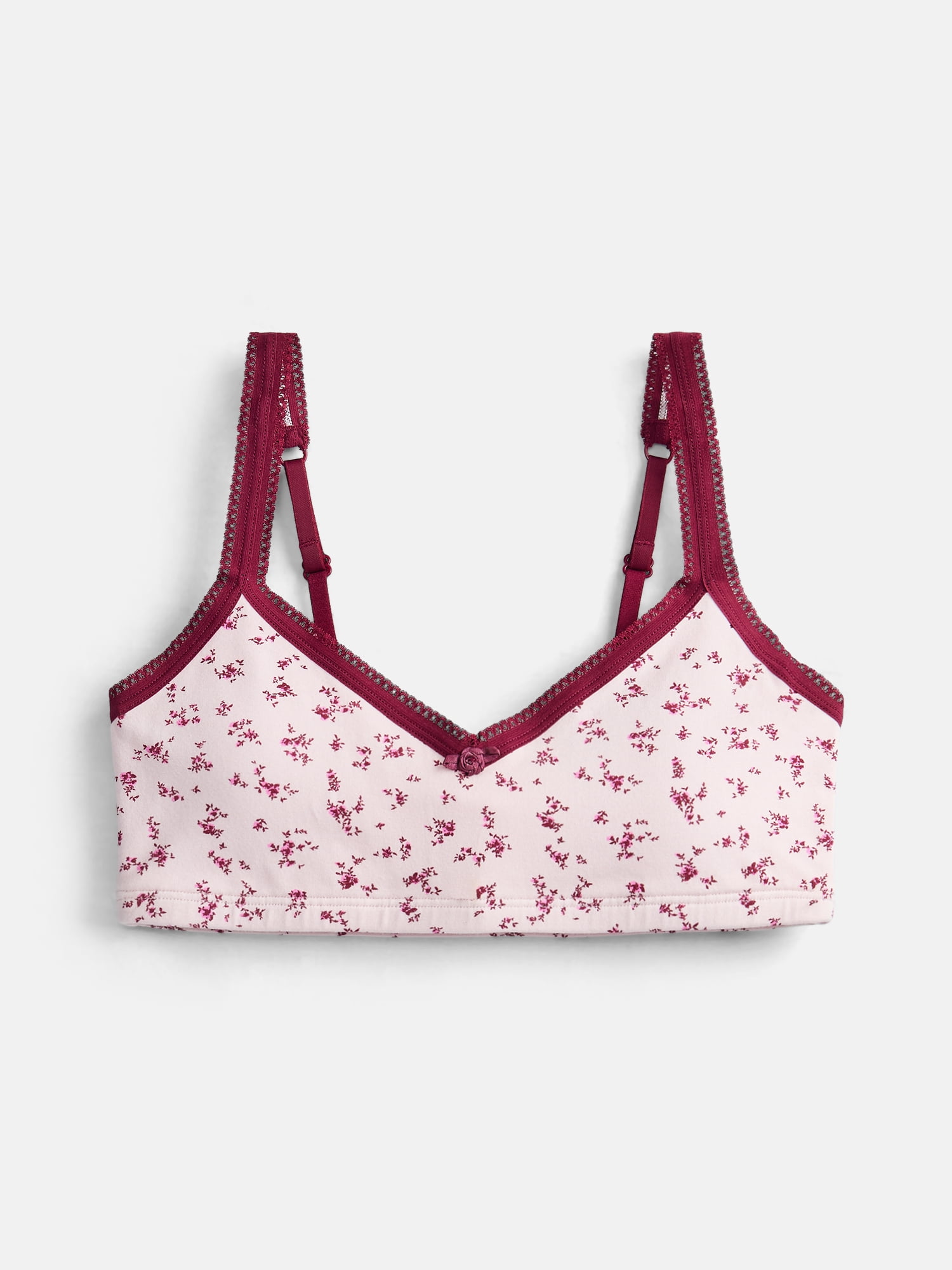 Weekend Academy Girls 2Pk Cotton Triangle Bralette, Sizes XS to XXL