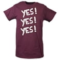 thumbnail image 5 of Daniel Bryan Yes Yes Yes Mens Red T-shirt M, 5 of 6