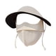 thumbnail image 2 of Mascarilla facial ligera y transpirable con protección total para correr en la playa. blanco, 2 of 9