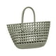 thumbnail image 4 of Bolso de mano tejido para mujer, elegante, transpirable, con agujeros, ideal para ir de compras, picnics y vacaciones. Verde claro, 4 of 9
