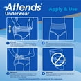 thumbnail image 6 of Attends Bariatric Disposable Underwear Pull On with Tear Away Seams 3X-Large, AU60, Severe, 40 Ct, 6 of 10