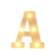 thumbnail image 2 of Letras Luminosas De Plástico Letras LED de plástico blanco con alfabeto de la N a la Z con bombillas de luz blanca cálida para decoración de fiestas en el hogar (1 pieza) Rkxzt, 2 of 9