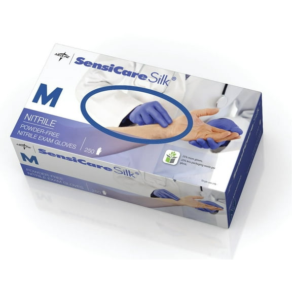 SensiCare Silk Nitrile Exam Gloves - MDS2585H