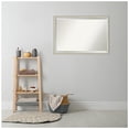 thumbnail image 3 of Amanti Art Two Tone Silver Beveled Wood Bathroom Wall Mirror, 3 of 10