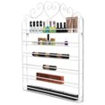 thumbnail image 4 of 6 Tiers Metal Wall Mounted Nail Polish Rack Display Organizer Holder Shelf UK, 4 of 5