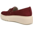 thumbnail image 4 of Naturalizer Women's Daphne Slip-On Platform Sneaker Cranberry Red Suede 8.5W, 4 of 6