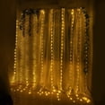 thumbnail image 5 of Epidgadget Window Curtain String Lights, 300 LED USB Powered Copper Wire String Light with Remote Control for Wedding Party Home Garden Bedroom Christmas Wall Decorations (Warm White), 5 of 7
