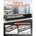 thumbnail image 2 of KFFKFF Sushi Display Case Refrigerator, 2.9 Cu.ft Commercial Sushi Case, 5-Pan Countertop  Showcase with Curved Glass, LED Lighting, and Digital Temperature Control, 2 of 9