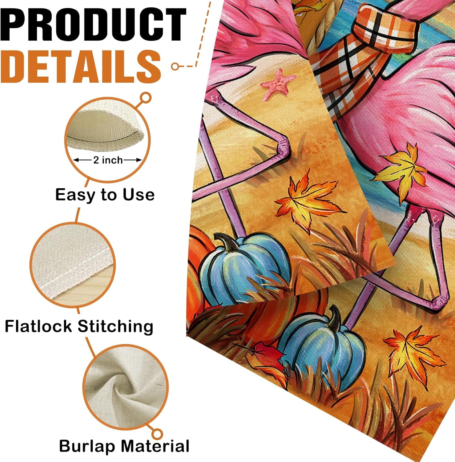 Dyrenson Welcome Fall 28 x 40 House Flag Farm Double Sided, Autumn Rustic H Dyrenson Welcome Fall 28 x 40 House Flag Patriotic Double Sided