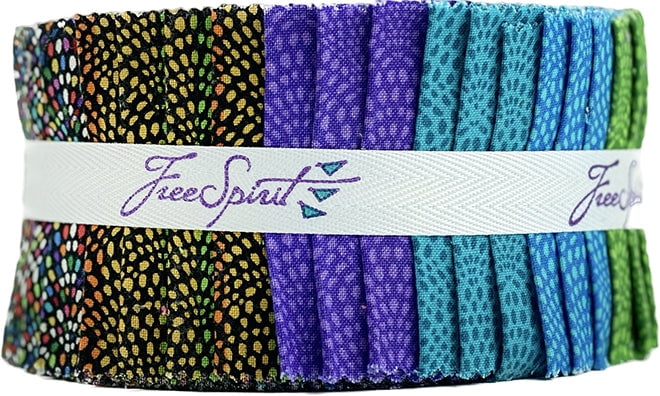 Free Spirit - Scalloped Hills 2 - 2.5 Inch Design Roll by Cori Dantini