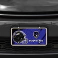 thumbnail image 2 of Placa de matrícula metálica Rico Industries de la NFL de los Baltimore Ravens, 6 x 11.5 pulgadas, 2 of 3