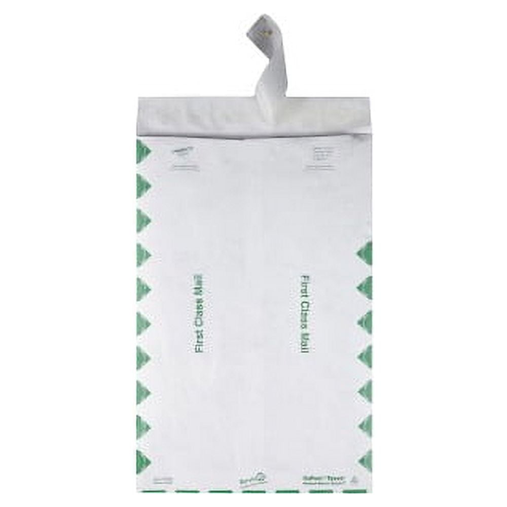 Quality Park Survivor Tyvek First Class Envelopes First Class Mail - 10" Width x 15" Length - 14 lb - Peel & Seal - Tyvek - 100 / Box - White
