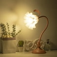 thumbnail image 3 of Modern Flower Table Lamp, High Brightness LED Reading Light Bedside Vintage, Flower Night Light 3 Colors Modes Lamps Decorm, Living Room Bedroom Room Lighting Table Lamps Home Decoration, 3 of 7