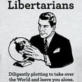 thumbnail image 3 of CafePress - The Libertarian Plot Light T Shirt - Men's Classic Graphic T-Shirt, 3 of 4