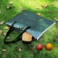 thumbnail image 5 of Tropical Leaves Outdoor Picnic Blanket, Foldable Waterproof Beach Mat, Portable Beach Blanket for Beach Camping, Hiking, Family Concerts, 5 of 7