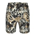 thumbnail image 3 of Logiee Black Palm Leaves Print Mens Swim Trunks Quick Dry Board Shorts,Breathable Hawaii Beach Shorts Swimwear Bathing Suits-Large, 3 of 6