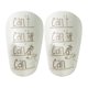 thumbnail image 3 of Mini Espinilleras Protectoras para Piernas Fútbol Y Niñas (8x5CM) Blanco, 3 of 4