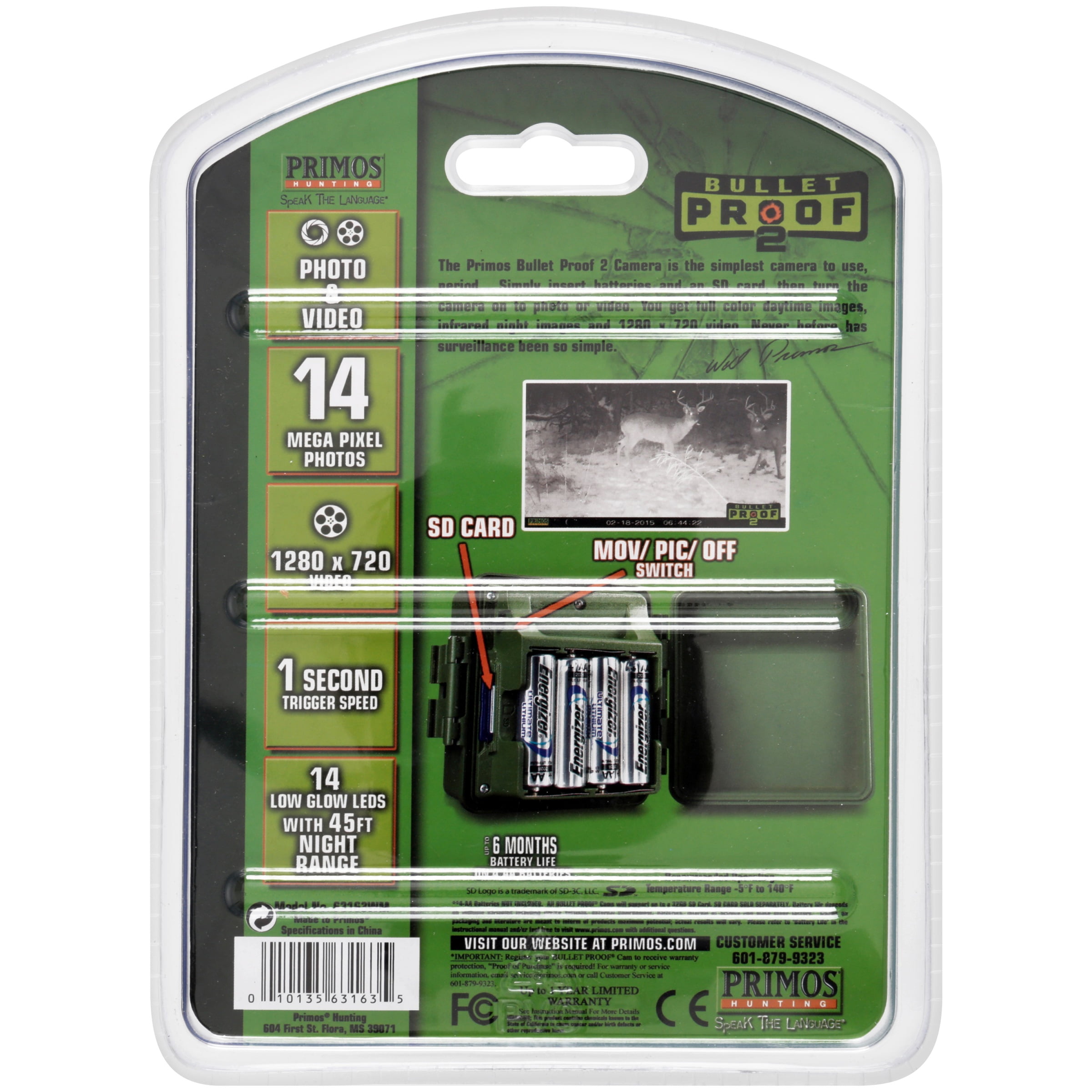 primos hunting primos bullet proof trail camera