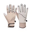 thumbnail image 2 of Guantes de Invierno para Mujer, Guantes de Esquí para Nieve, Pantalla Táctil, Impermeables, Cómodos Guantes de Ciclismo Al Aire Libre, Cálida Beige Negro DYNWAVEMX Guantes de invierno, 2 of 8