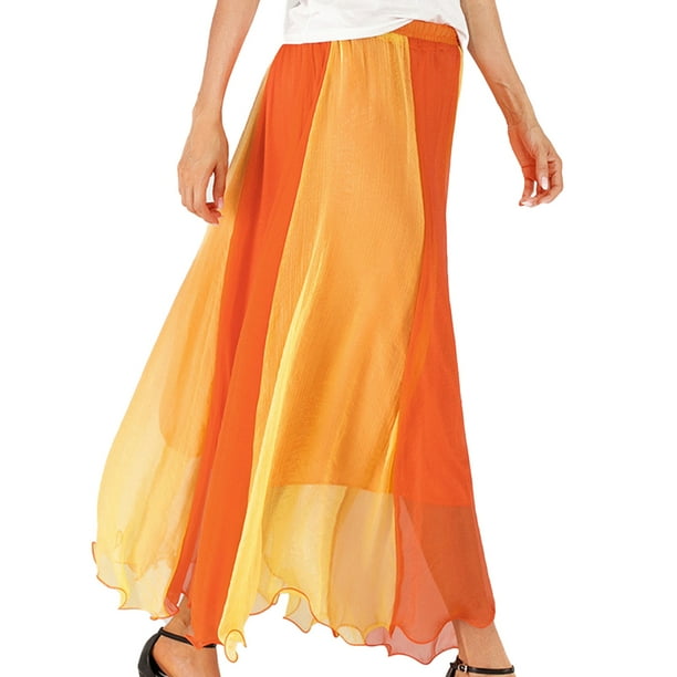 Sonducket larga de gasa de retazos para mujer, faldas bohemias, vestidos de verano hasta el tobillo, vestido de playa elegante Irregular, Vestidos Azul y blanco tamaño libre