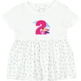 thumbnail image 3 of Inktastic 2nd Birthday Airplane Girls Pilot 2 Year Old Girls Baby Dress, 3 of 5