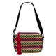 thumbnail image 1 of Mariconera Para Dama Negro Yute Pixel Sintético Y Textil Wanda Nueva Imagen Nueva Imagen Mariconera, 1 of 2