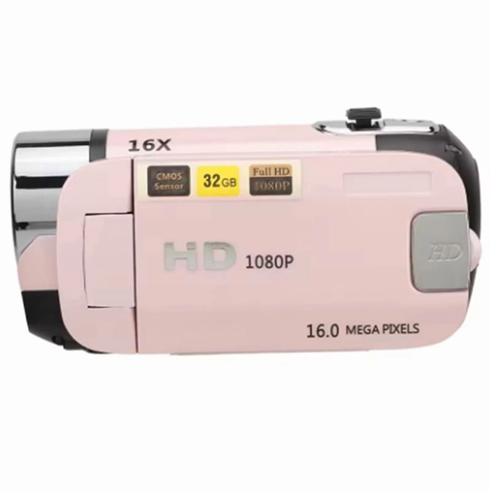 1080P Digital Camera 2.4 Inch Rotatable Screen Camcorder 16X Zoom HD Video Recorder with Fill Light HD Video Camcorder