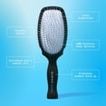 thumbnail image 2 of Gimme Beauty Metal Bristle Brush - Stainless Steel Scalp Massage & Detangling Brush - Flexible Cushion Design for All Hair Types - Professional Hair Care Tool for Everyday Use, 2 of 8