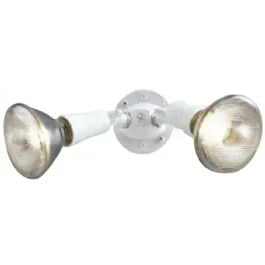

2PC Cooper Lighting Cooper Lighting PWT250WH White Plastic Twin Flood Light (Case of 2)