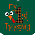 thumbnail image 4 of Inktastic Plaid 1st Thanksgiving Turkey Boys or Girls Baby Bib, 4 of 4