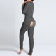 thumbnail image 1 of Pelele de dormir para mujer, pijama de Navidad, manga larga, cuello en V, estampado, holgado, entrepierna desmontable, ropa elástica para el hogar, novedad de 2023, 1 of 4