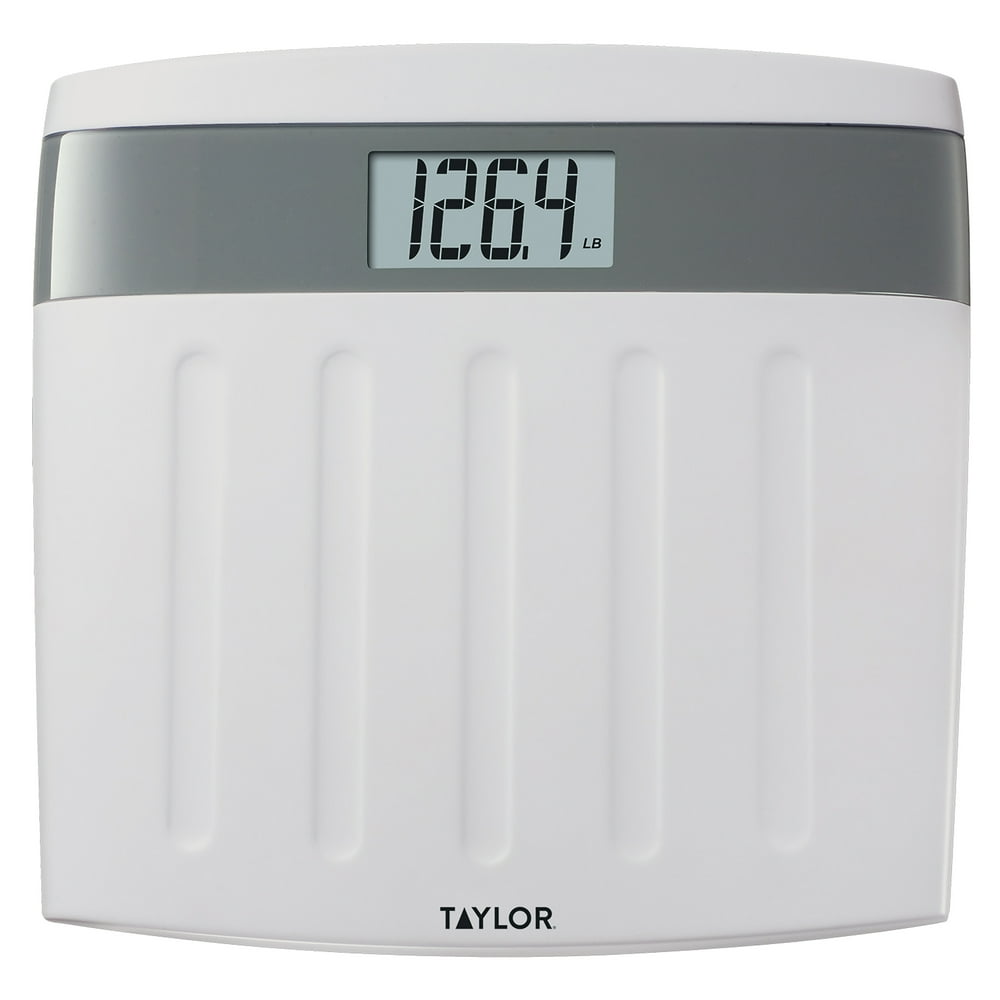 Taylor Digital White Slim Bathroom Scale