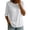 White Womens Tops, variant on Womens Tops Crew Neck Elbow Length Sleeve Tshirts for Women Summer Fall Dressy Casual Pullover T-Shirts