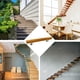 thumbnail image 3 of Pasamanos de madera de 12 pulgadas Pasamanos de escalera antideslizante para ancianos Pasamanos de pino Kit completo Rieles de seguridad Montaje en pared Barandilla de escalera para el hogar, 3 of 5