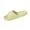 Green, variant on Men Women Couples Open Toe Slide Slippers Soft EVA Cloud Slides Non Slip Waterproof Quick Drying Indoor Bathroom Shower Sandals Comfort Breathable House Slides White 7.5-8.5(40-41)