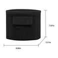 thumbnail image 3 of Dvkptbk Bicycle Handlebar Bag, Bicycle Accessory Bag, Stroller Storage Bag, Stroller Accessory Bag, Multiple Zippered Pockets, Suitable for Strollers, Bicycles, 3 of 8