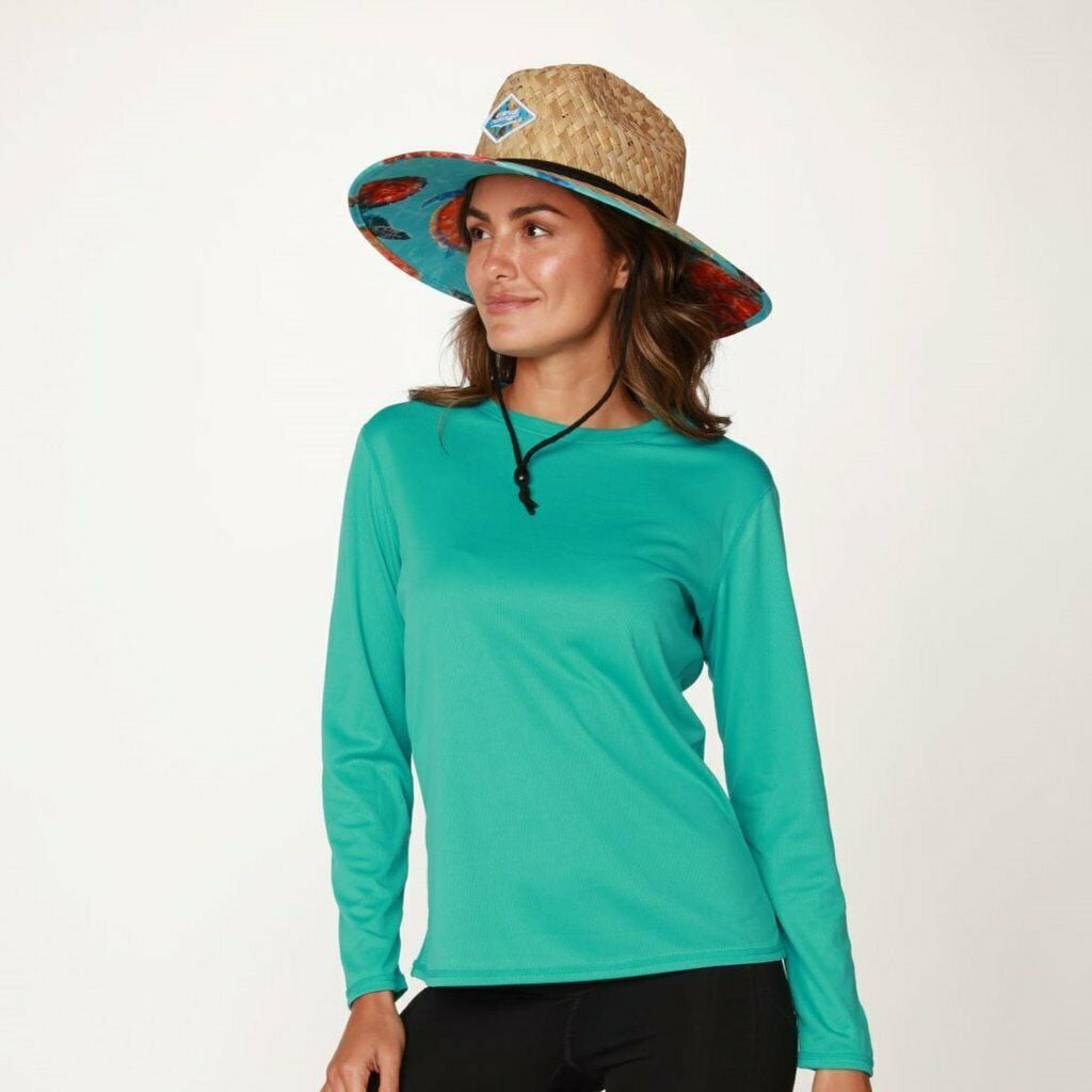 WAVE RUNNER Men's Beach Straw Hat- Wide Brim Sun Hat with UPF 50+  Protection (10 Pk - Random)
